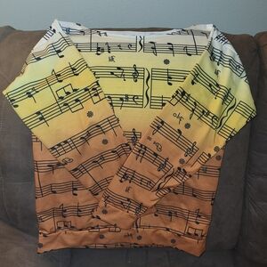 Musical Note Gradient Shirt